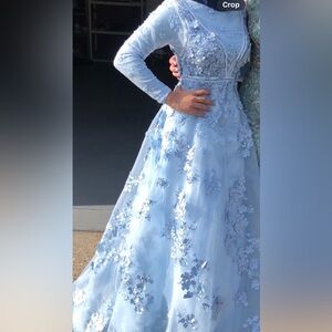 Blue dress
